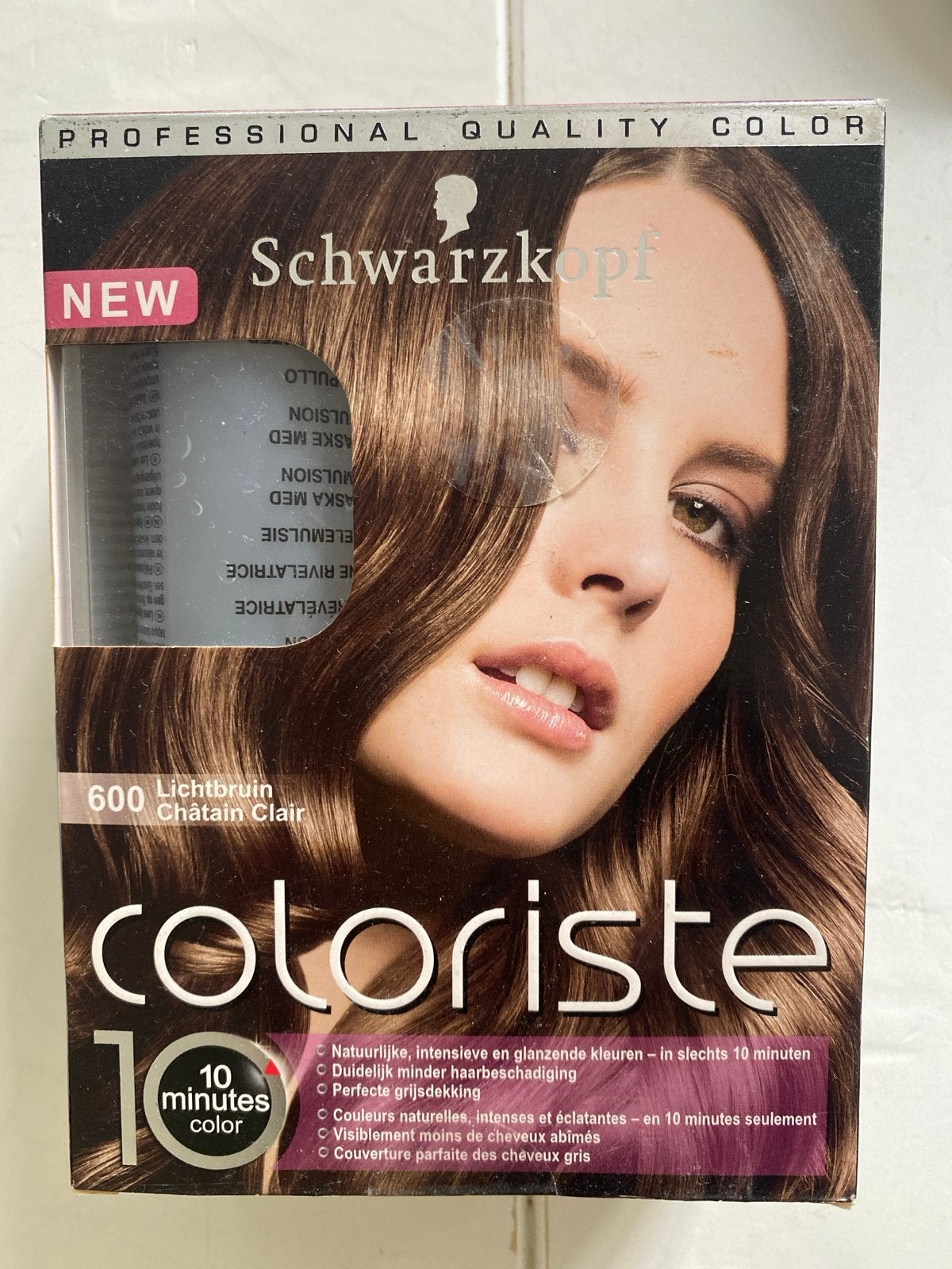 Schwarzkopf Coloriste 600 Lichtbruin Haarverf, Ophalen of Verzenden, Nieuw, Overige typen