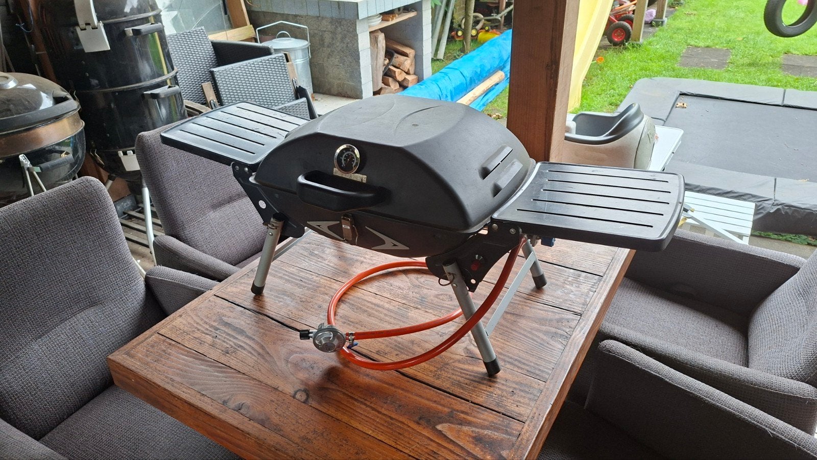 Tafel gasbarbecue inklapbaar, Ophalen of Verzenden, Gebruikt, Onbekend