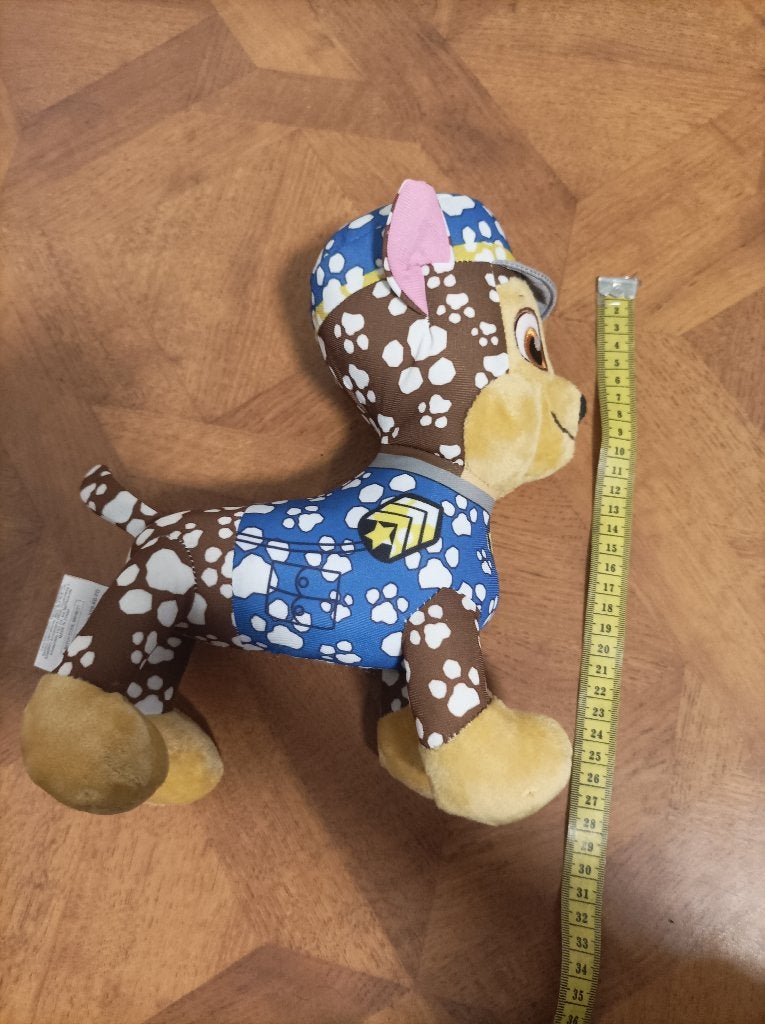 Paw Patrol knuffel Chase nieuw 28cm, Kinderen en Baby's, Speelgoed | Knuffels en Pluche, Zo goed als nieuw, Middelgroot (20 tot 80 cm)