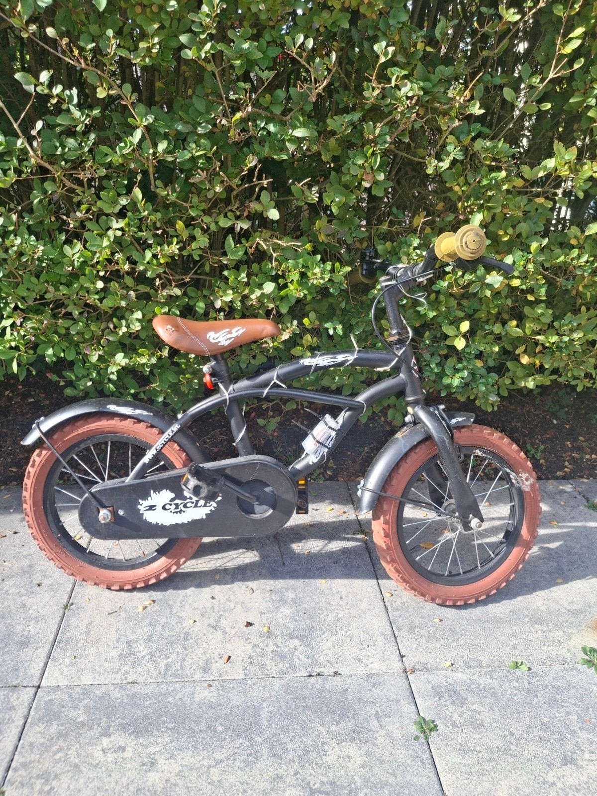 14 inch kinderfiets - Zo goed als nieuw met extra spatbord, Ophalen, Zo goed als nieuw, Minder dan 16 inch