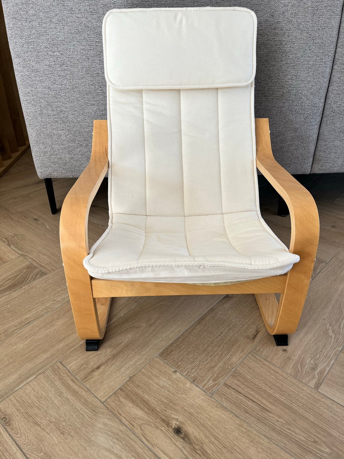 Ikea Poäng kinderfauteuil - Comfortabel en stijlvol, Ophalen, Gebruikt, Stoel