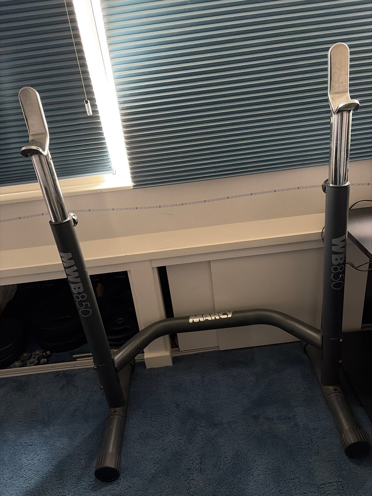 Marcy MWB850 Squat Rack - Verstelbaar Fitness Rek, Ophalen, Gebruikt, Armen, Overige typen