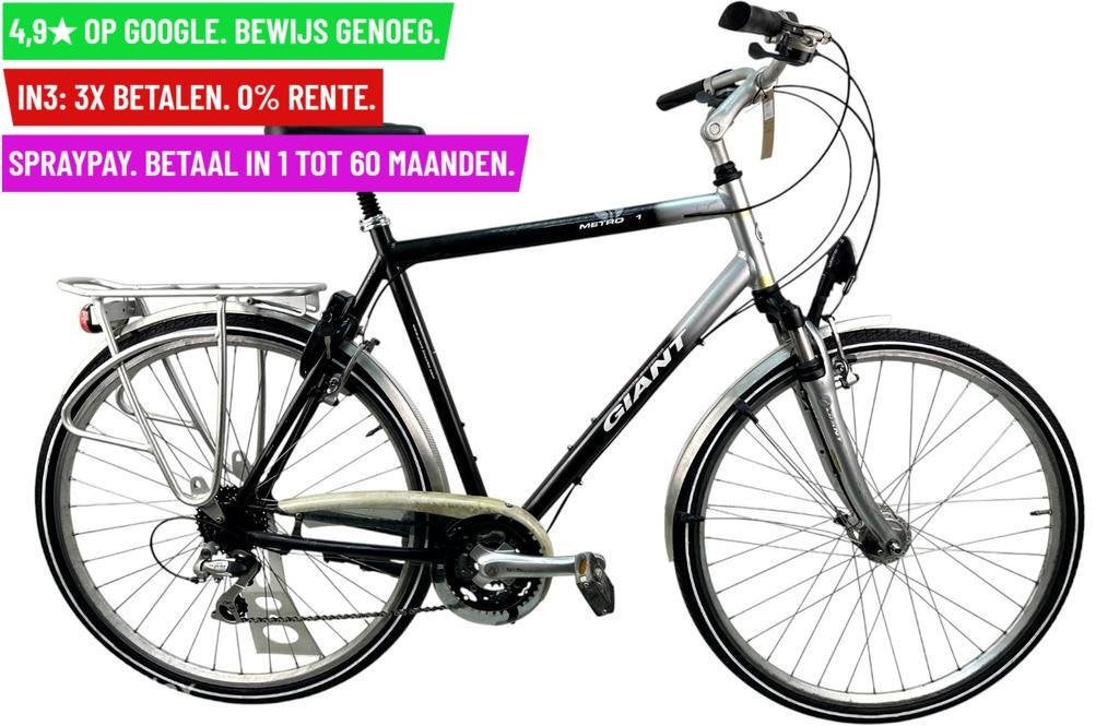 Herenfiets Giant Metro 28"/60cm/24ver - Garantie/Levering, 9713 Bv Groningen, Gebruikt, Giant, Giant