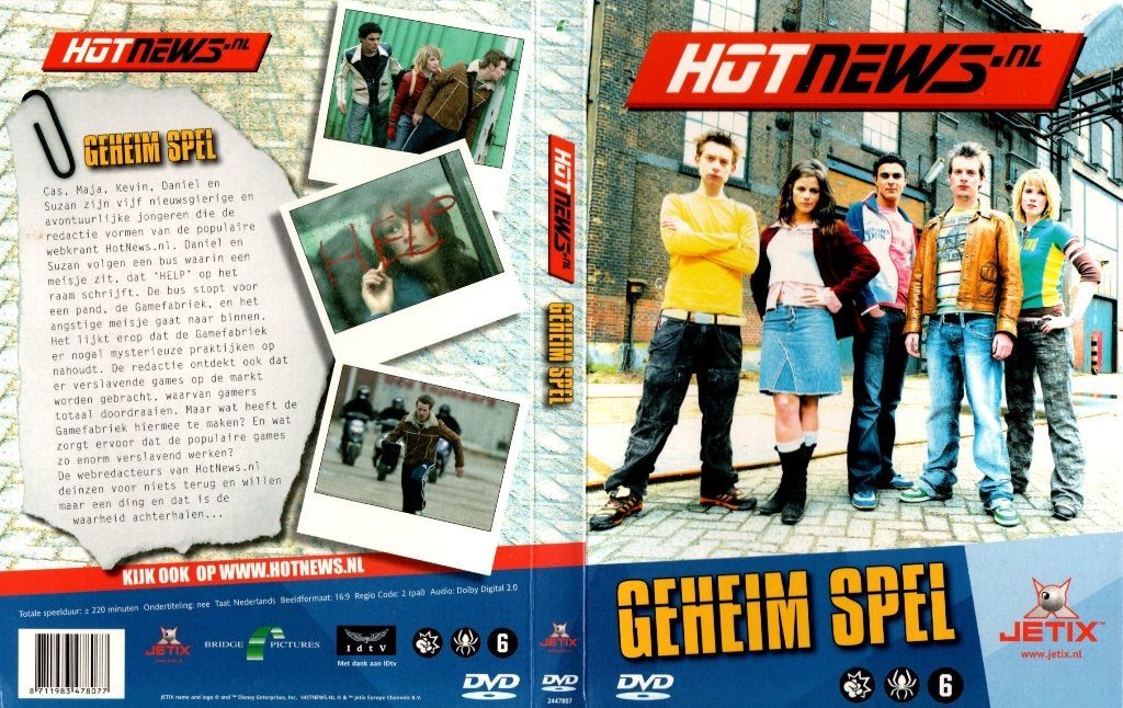 Hotnews nl, geheim spel, Vanaf 6 jaar, Ophalen of Verzenden, Zo goed als nieuw, Boxset