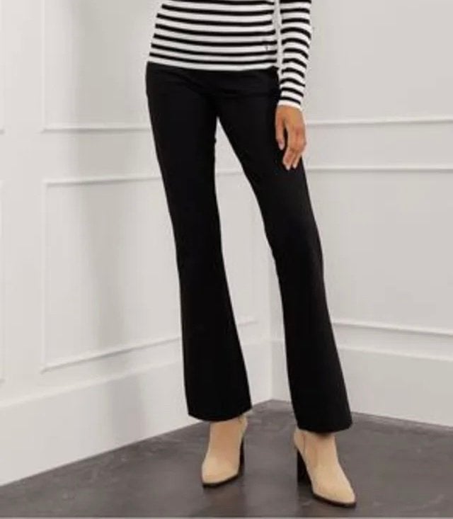 Studio Anneloes flared bonded broek black travelstof mt XL, Kleding | Dames, Studio Anneloes, Zwart, Maat 46/48 (XL) of groter