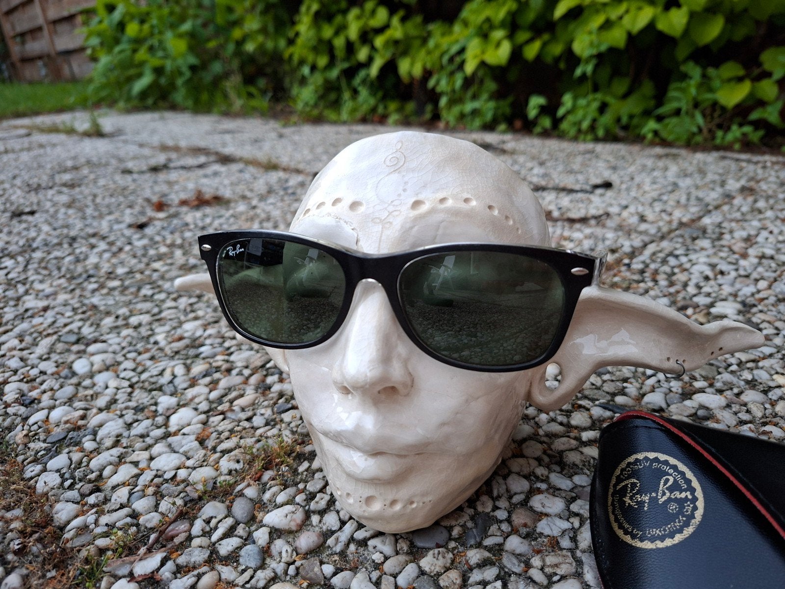 Ray-Ban New Wayfarer zonnebril, Gebruikt, Zonnebril, Zwart, Ophalen of Verzenden