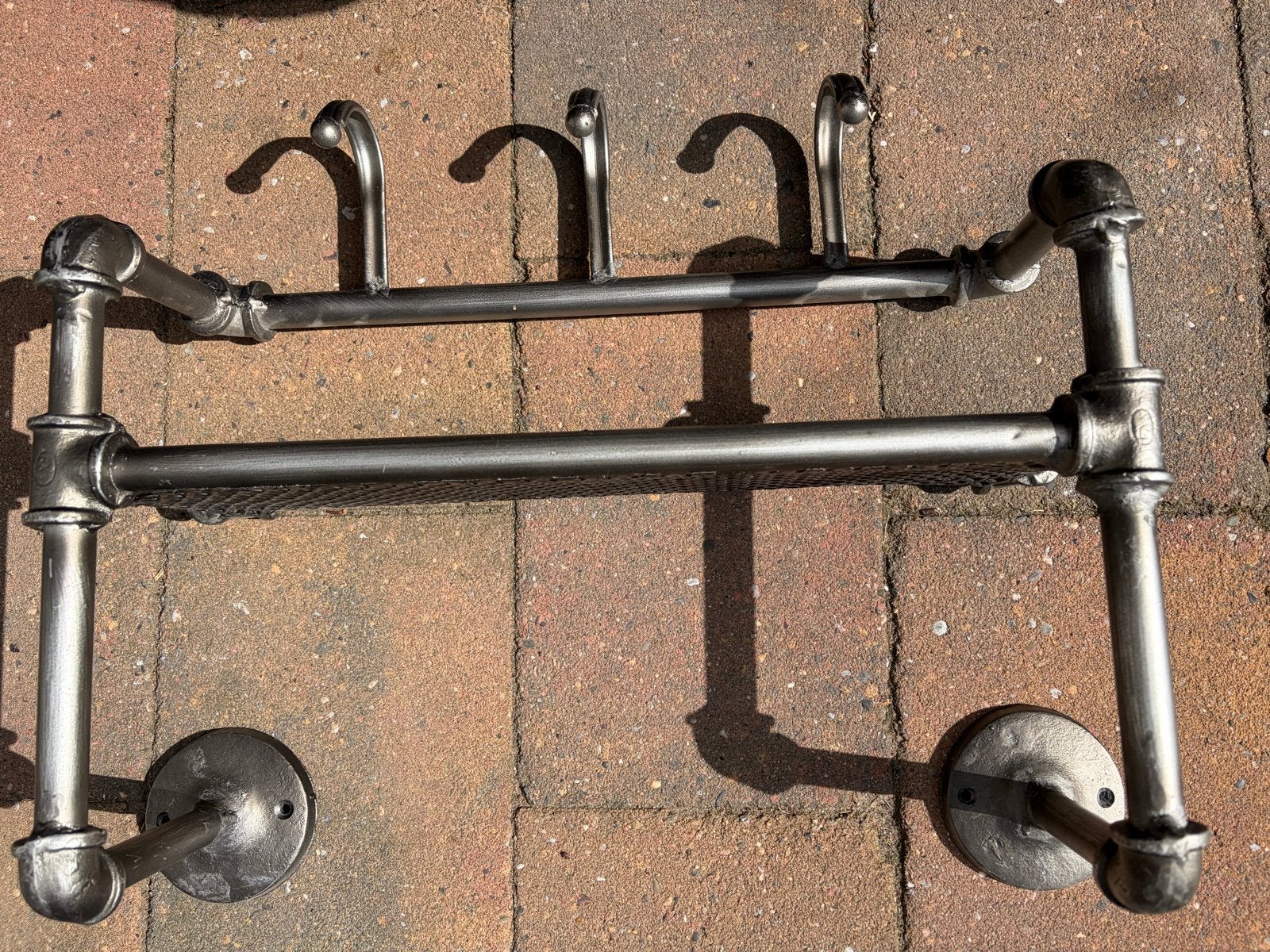 Set van 2 Industriële Kapstokken - Groot en Klein, Gebruikt, Minder dan 100 cm, Metaal, Ophalen