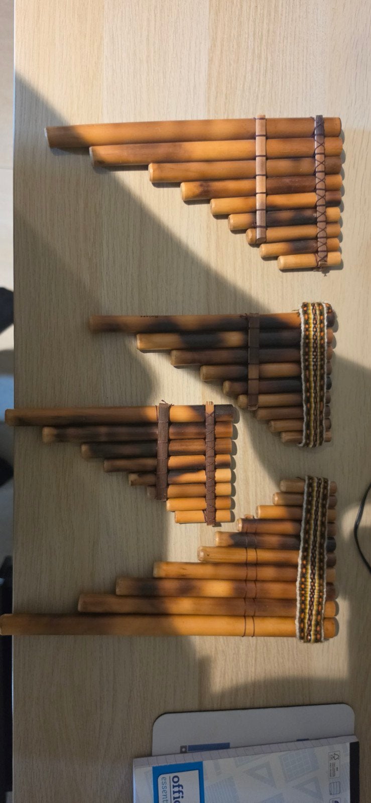 Werkende Panfluiten - Origineel en in goede staat, Muziek en Instrumenten, Ophalen of Verzenden, Gebruikt, Houtblazer