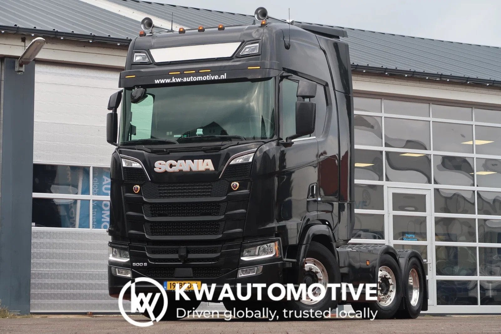 Scania S500 NGS 6X2-4/ RETARDER/ FULL AIR/ SMART2/, Automaat, Euro 6, Scania, Zwart