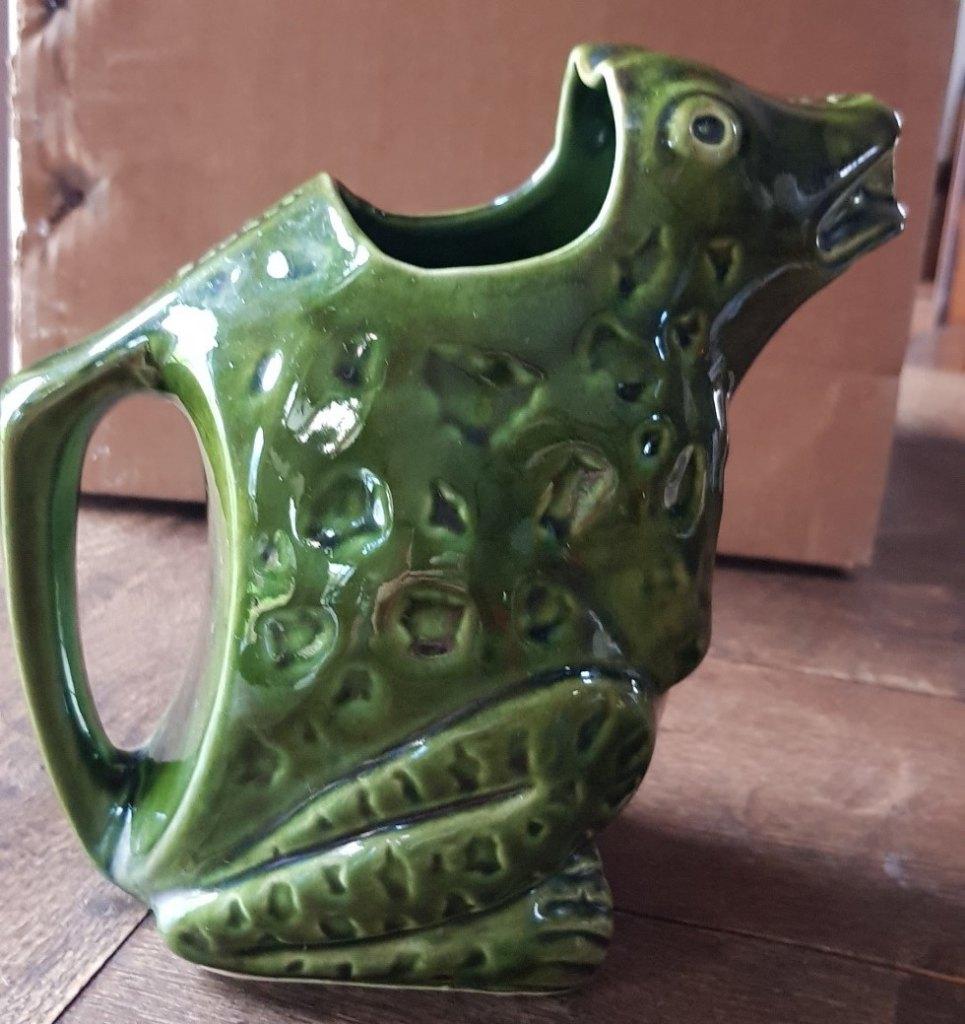 L'Heritier-Guyot Dijon waterkan kikker - 1950/1960 - IZGST, Antiek en Kunst, Antiek | Keramiek en Aardewerk, Ophalen of Verzenden