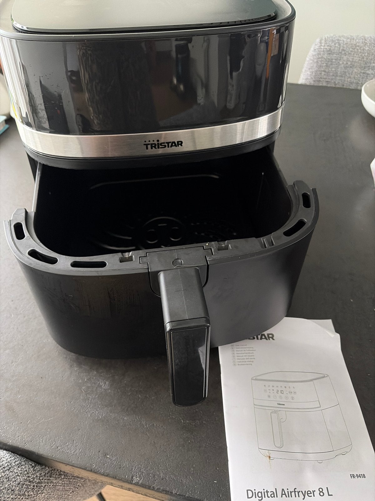 Tristar Digital Airfryer 8L - Zo goed als nieuw, Witgoed en Apparatuur, Airfryers, Ophalen of Verzenden, Zo goed als nieuw, Airfryer XXL