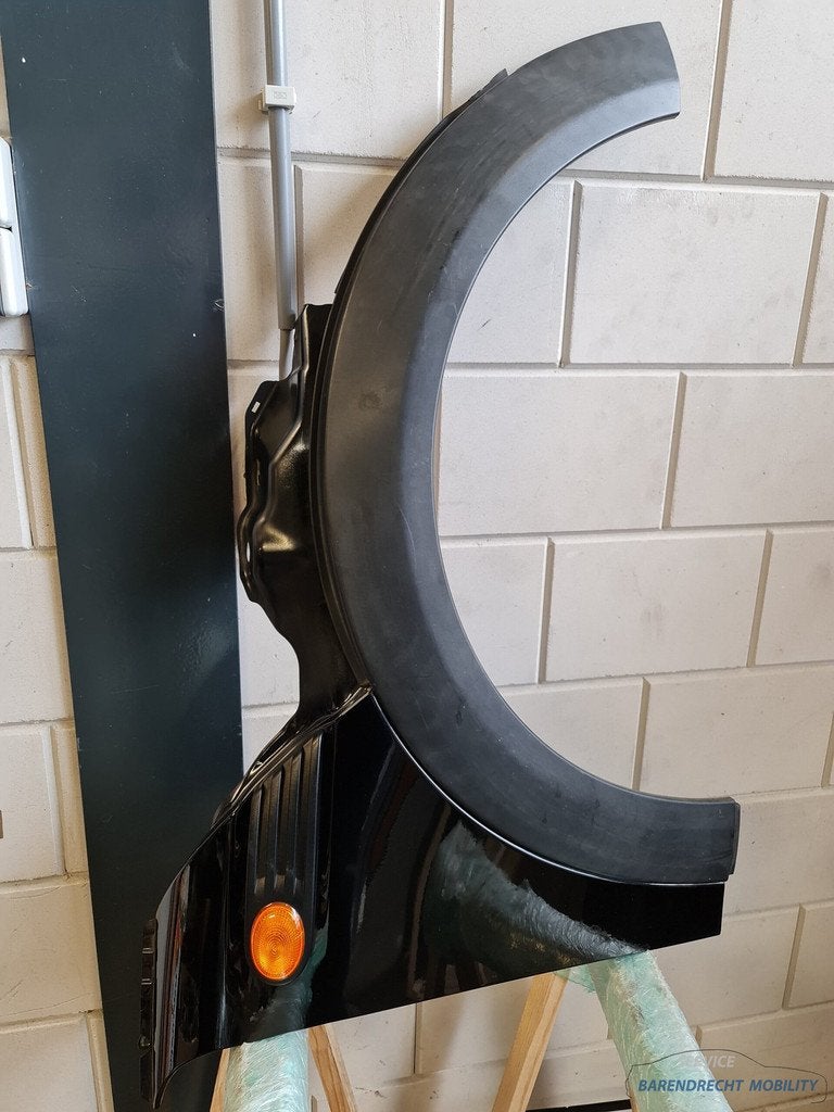 Spatbord rechts voor Mini Cooper R56 zwart zijscherm origine, Gebruikt, Ophalen of Verzenden, Customer.service@mini.co.uk, Mini