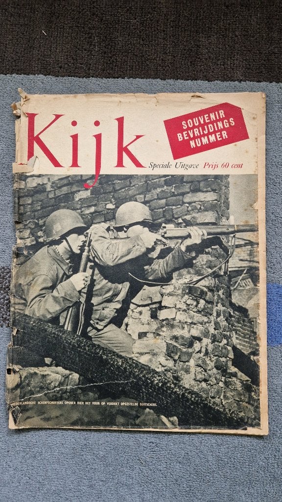Bevrijdingsnummer van het blad "KIJK" uit 1945, Ophalen of Verzenden, Overige soorten, Nederland, Boek of Tijdschrift