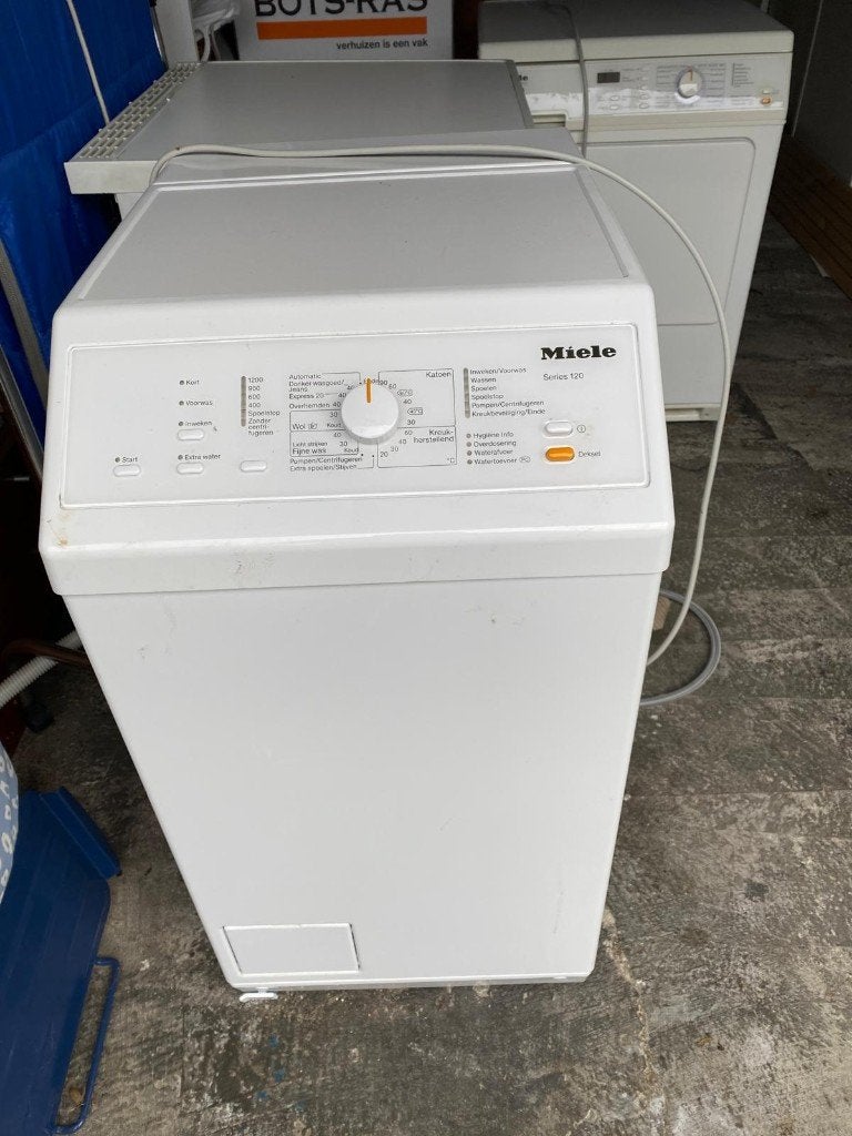 Wasmachine Miele W120 bovenlader, Witgoed en Apparatuur, Wasmachines, Ophalen, 1200 tot 1600 toeren, Gebruikt, 4 tot 6 kg