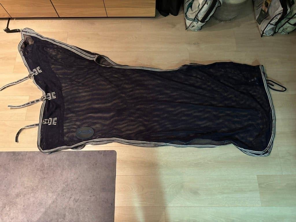 Ideal vliegen uitrijdeken | zadeluitsparing | 175cm | Blauw, Dieren en Toebehoren, Paarden en Pony's | Dekens en Dekjes, Gebruikt