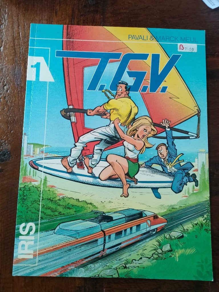 IRIS nr. 1 T.G.V. (jfb-1€), Eén stripboek, Ophalen of Verzenden, Gelezen