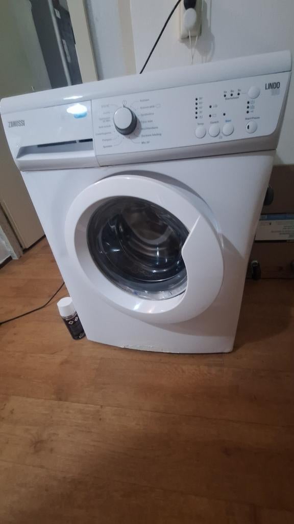Betrouwbare Zanussi Lindo 100 (7kg) – Wegens samenwonen!, Ophalen of Verzenden, Voorlader, 85 tot 90 cm, 1200 tot 1600 toeren