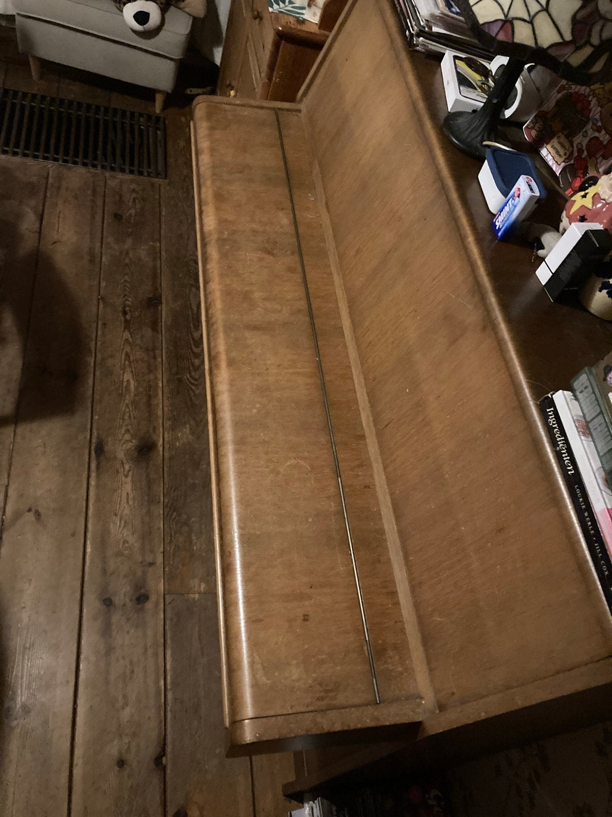 Vintage Houten Piano - gratis ophalen rondom Deventer, Ophalen, Gebruikt, Bruin, Piano