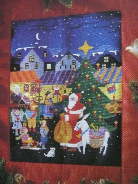 Borduurpatroon  Kerstmis Kerstman Kerstboom nr 2345 do, Verzenden, Nieuw, Handborduren, Patroon