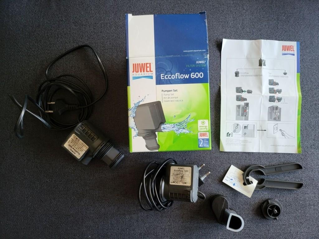 2 zo goed als nieuwe Juwel Eccoflow pompen 500 en 600, Zo goed als nieuw, Juwel, Filter, Inclusief toebehoren
