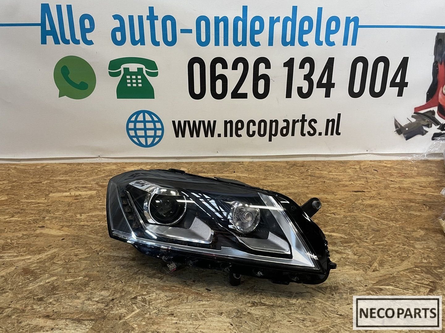 PASSAT B7 XENON LED KOPLAMP RECHTS 3AB941044 ORIGINEEL, Auto-onderdelen, Verlichting, Gebruikt, -, Volkswagen, -
