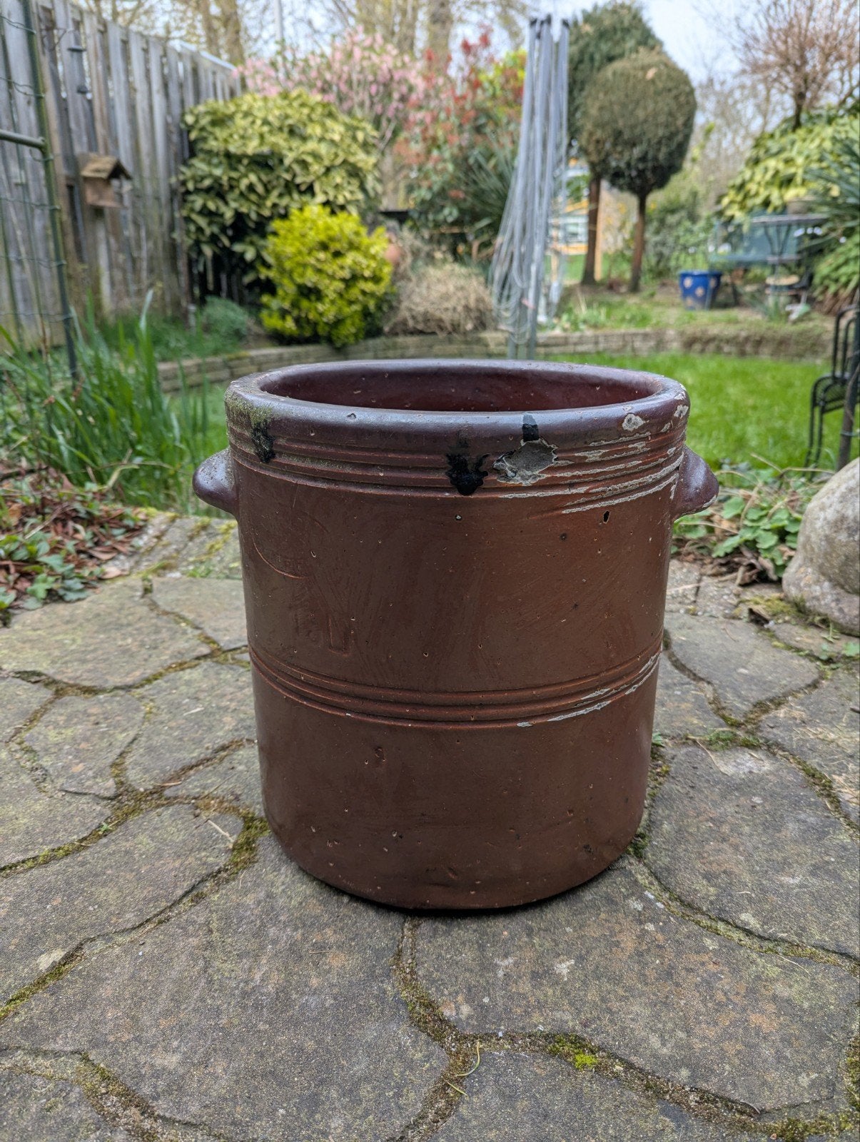 Decoratieve Zuurkoolpot / Bloempot - Geglazuurd & Waterdicht, Ophalen