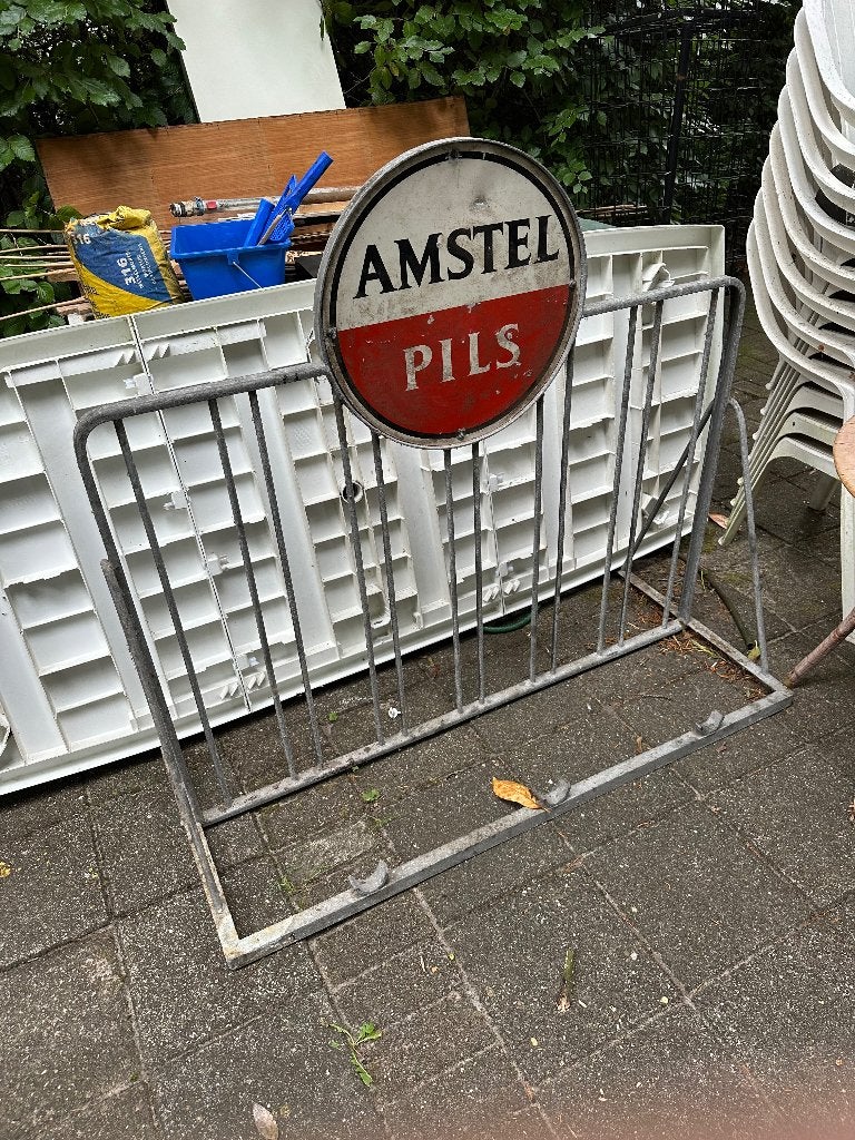 Fietsenrek retro vintage Amstel 7 fietsen, Ophalen of Verzenden, Gebruikt