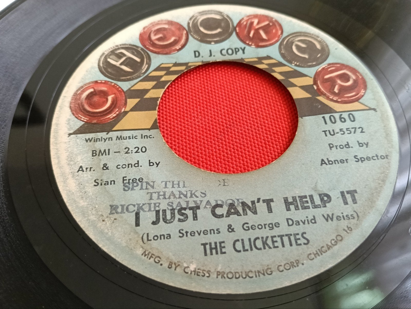 THE CLICKETTES  1963 CHECKER LABEL R&B SOUL, Verzenden, Zo goed als nieuw, R&B en Soul