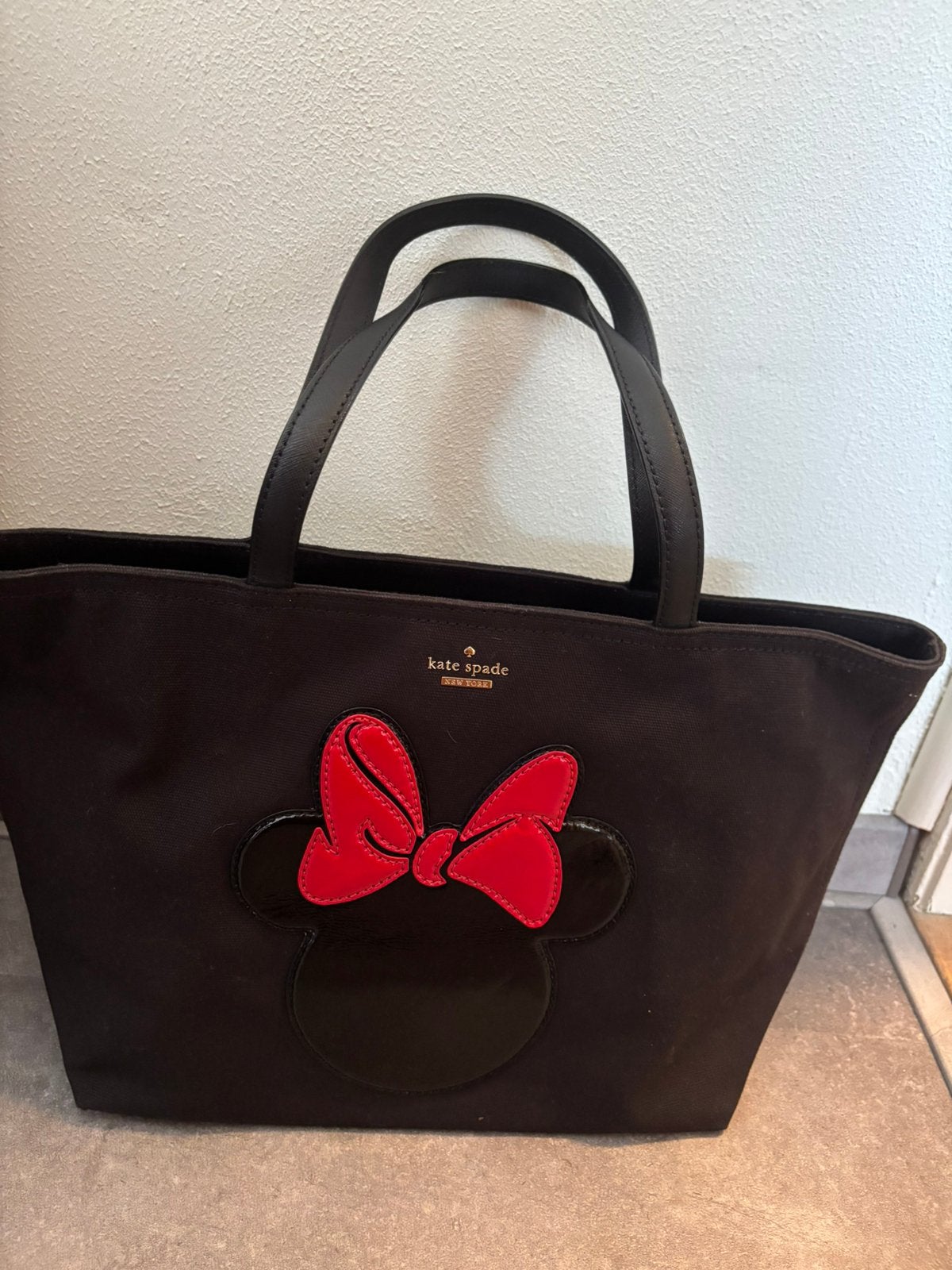 Kate Spade Minnie Mouse tas, Sieraden, Tassen en Uiterlijk, Tassen | Damestassen, Ophalen, Zo goed als nieuw, Zwart, Shopper