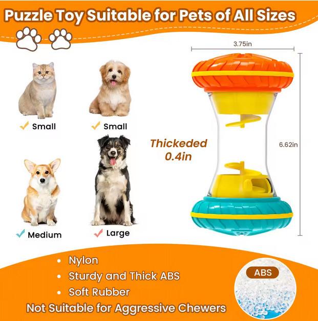 Interactive Dog Puzzle Toy – Slow Feeder-Mental Trainer., Ophalen, Nieuw