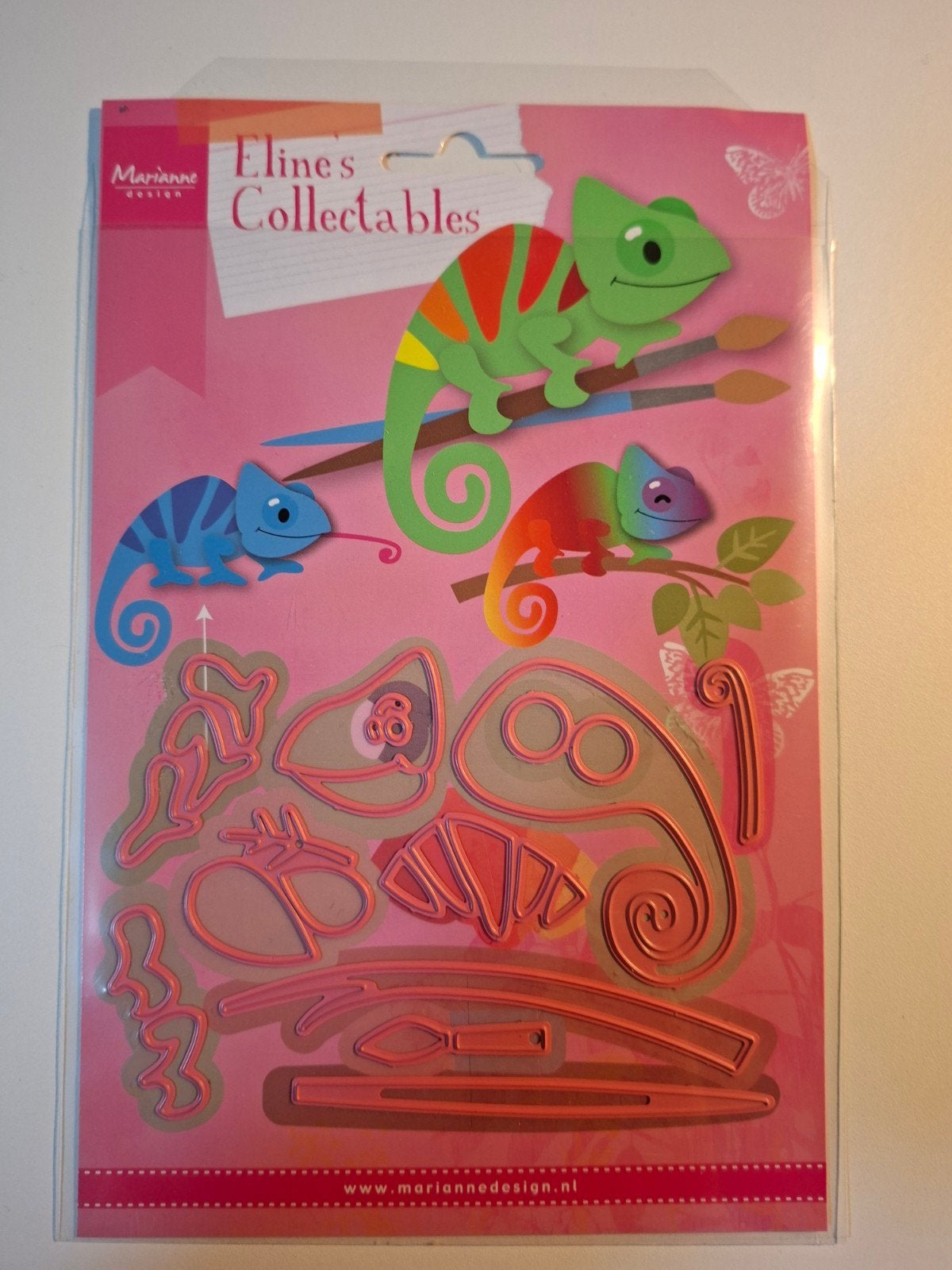 Marianne Design Eline's Collectables - Kameleons, Hobby en Vrije tijd, Ophalen of Verzenden, Zo goed als nieuw, Overige thema's