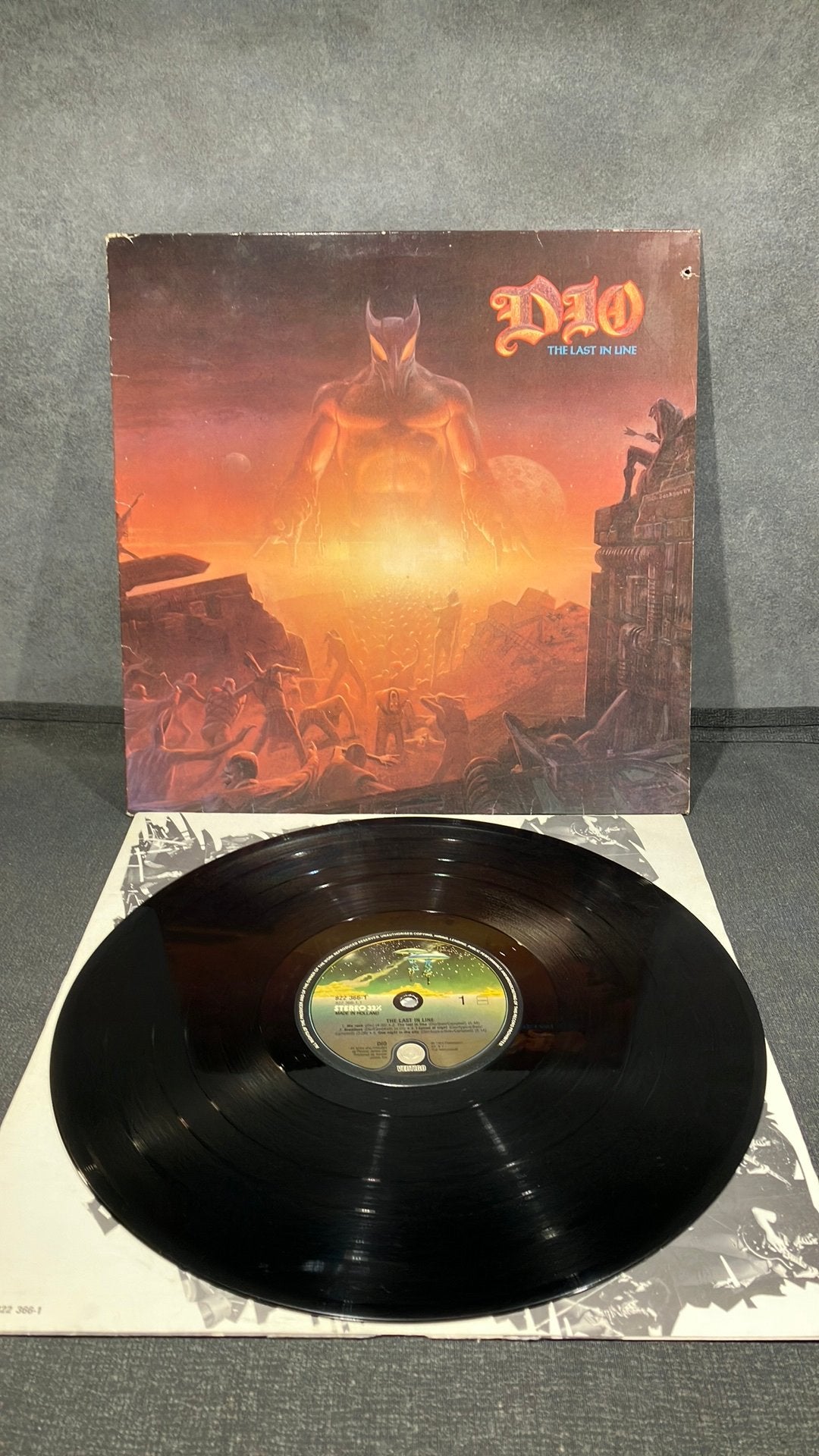Dio — The Last in Line, Gebruikt, 1980 - 1989, Ophalen of Verzenden, Inclusief binnenhoes