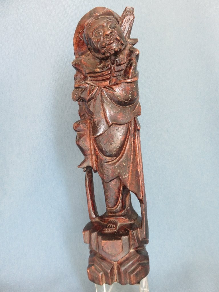 Hoogwaardigheid bekleder . hout met zilver - China 19e eeuw, Ophalen of Verzenden