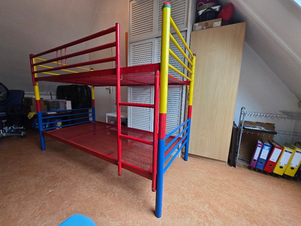 Stapelbed/ Hoogslaper van Dico, gekleurd, Huis en Inrichting, Ophalen, 90 cm, Overige kleuren, Tweepersoons