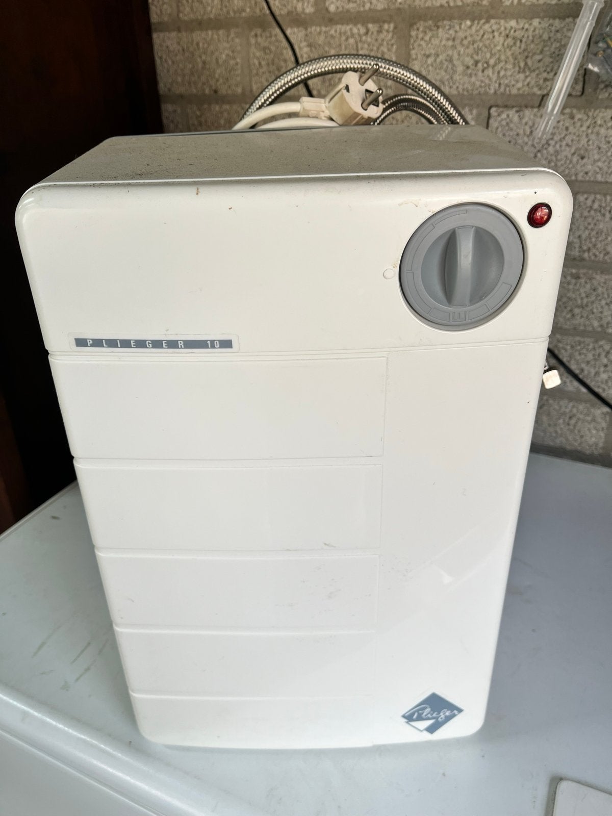 Plieger 10 liter boiler - Zo goed als nieuw, Doe-het-zelf en Verbouw, Geisers en Boilers, Ophalen, Gebruikt, Boiler, Minder dan 20 liter