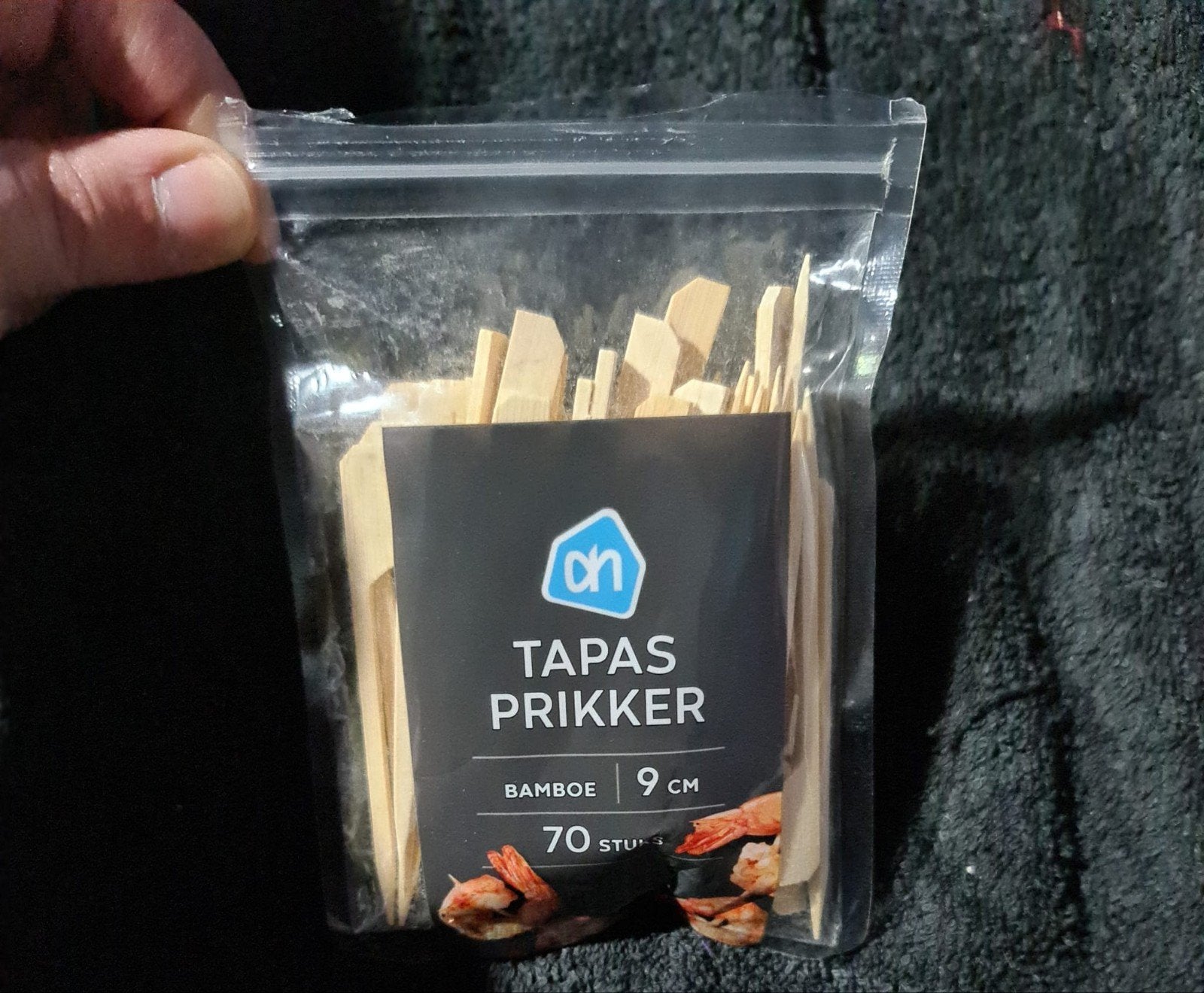 Nieuwe Albert Heijn Tapasprikkers Bamboe 9 cm - 70 stuks, Overige typen, Hout, Nieuw, Ophalen of Verzenden