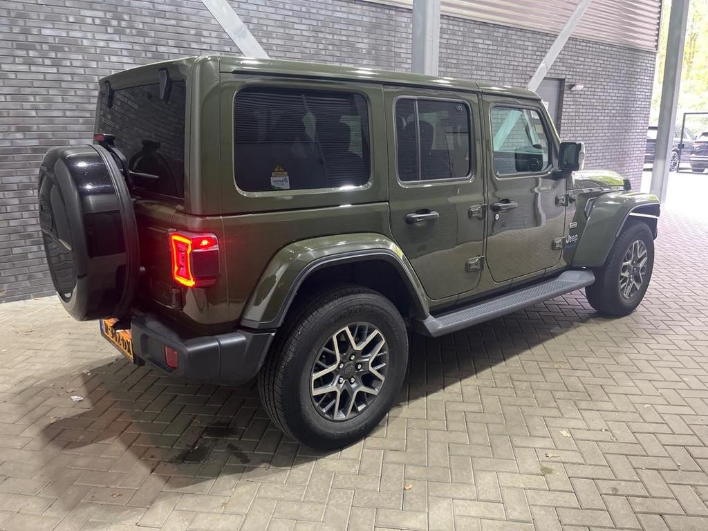 Jeep Wrangler Unlimited 4xe 380 Sahara | ACC | Leder | Camer, Auto's, Automaat, Stof, Euro 6, 4 cilinders