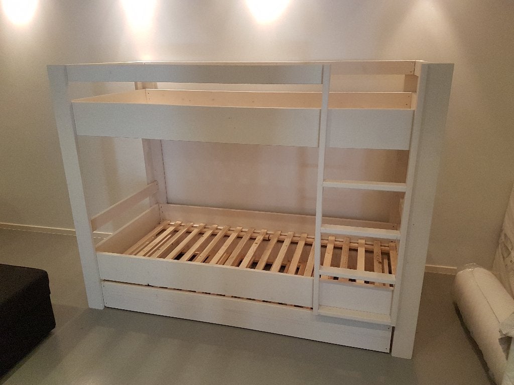 Stapelbed Nieuw! Alle kleuren en maten., Info@joabhoutenmeubels.nl, 90 cm, 160 tot 180 cm, Ophalen of Verzenden