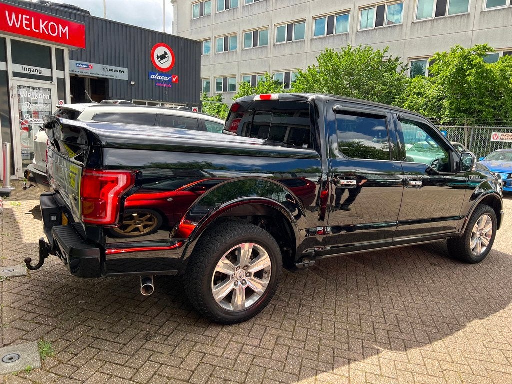 Ford USA F150 5.0 V8 SuperCrew PLATINUM, Auto's, Ford Usa, Automaat, Gebruikt, F-150, Zwart