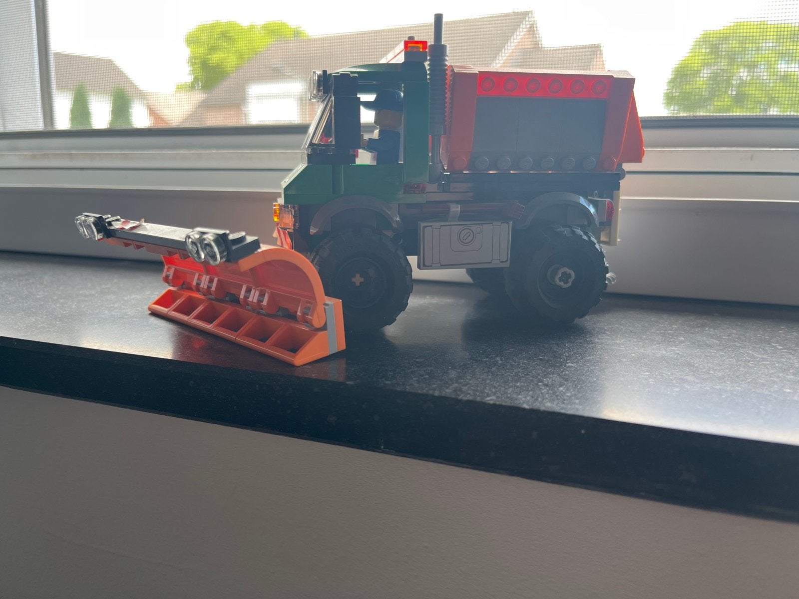 Lego vrachtwagen met sneeuwschuiver, Ophalen, Gebruikt, Overige merken