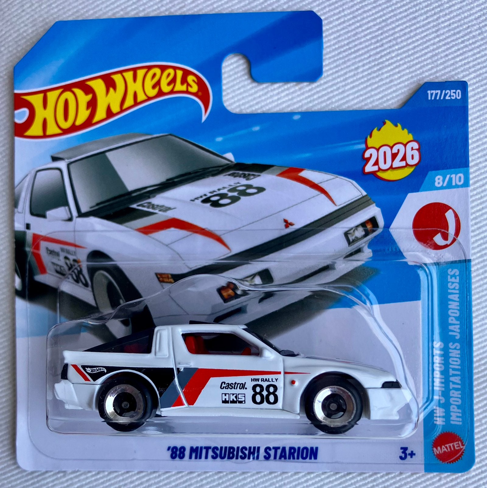 Hot Wheels '88 Mitsubishi Starion Hotwheels, Ophalen of Verzenden, Nieuw, Auto