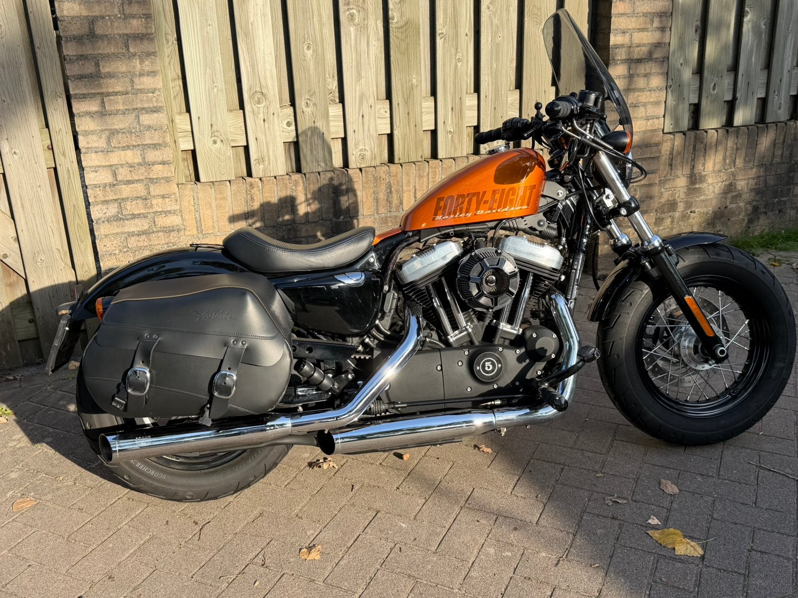 Complete Harley Davidson XL 1200 Forty Eight 2-‘15 , 17 dkm, Particulier, Chopper