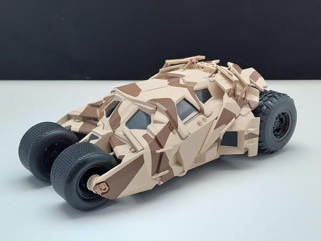Film modelauto Batmobile Tumbler – The Dark Knight + Batman, Overige merken, Auto, Ophalen of Verzenden, Jada toys