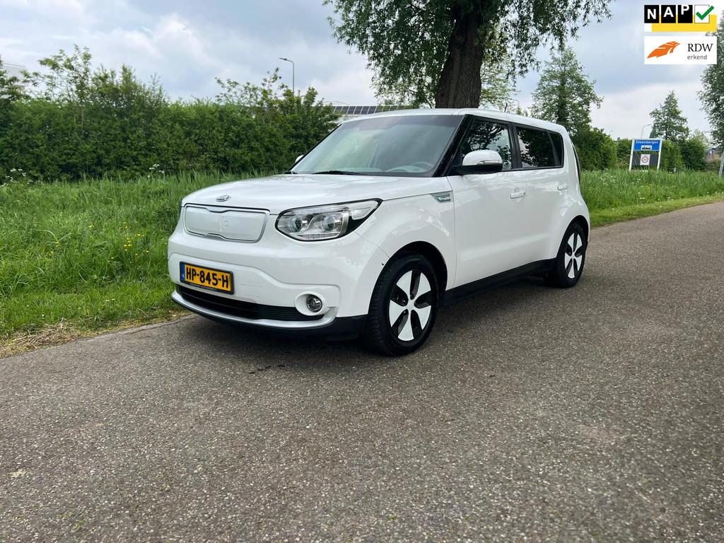 Kia Soul EV ExecutiveLine 27 kWh Automaat Navi Airco Cruise, Auto's, Kia, 1465 kg, Wit, Origineel Nederlands, Grijs