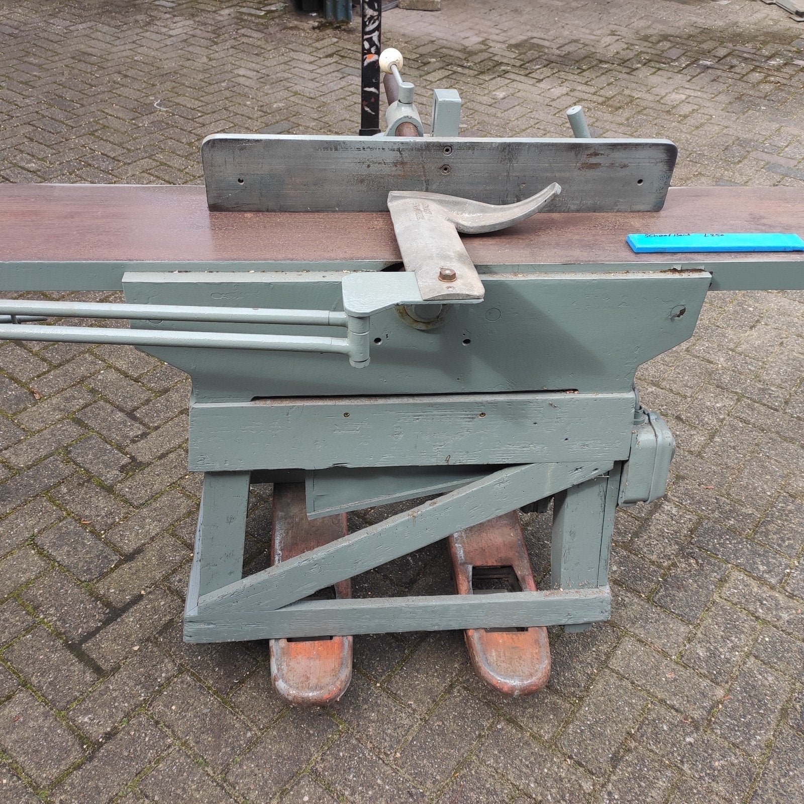 vlakbank schaafmachine, Ophalen of Verzenden, Gebruikt
