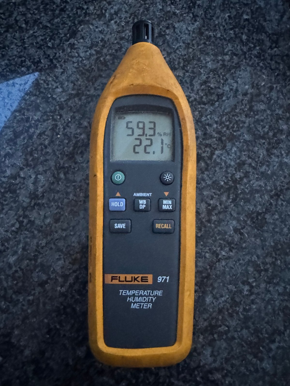 Fluke 971 Temperatuur- en Vochtigheidsmeter, Ophalen of Verzenden, Gebruikt, Temperatuur