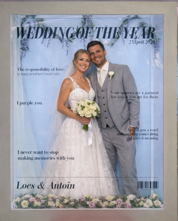 Unieke Magazine Photobooth Box voor diverse (thema)feesten, Ophalen, Nieuw, Geboorte of Huwelijk
