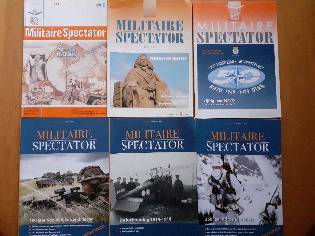 Militaire spectator 6 stuks, Ophalen of Verzenden, 1945 tot heden, Gelezen, Algemeen