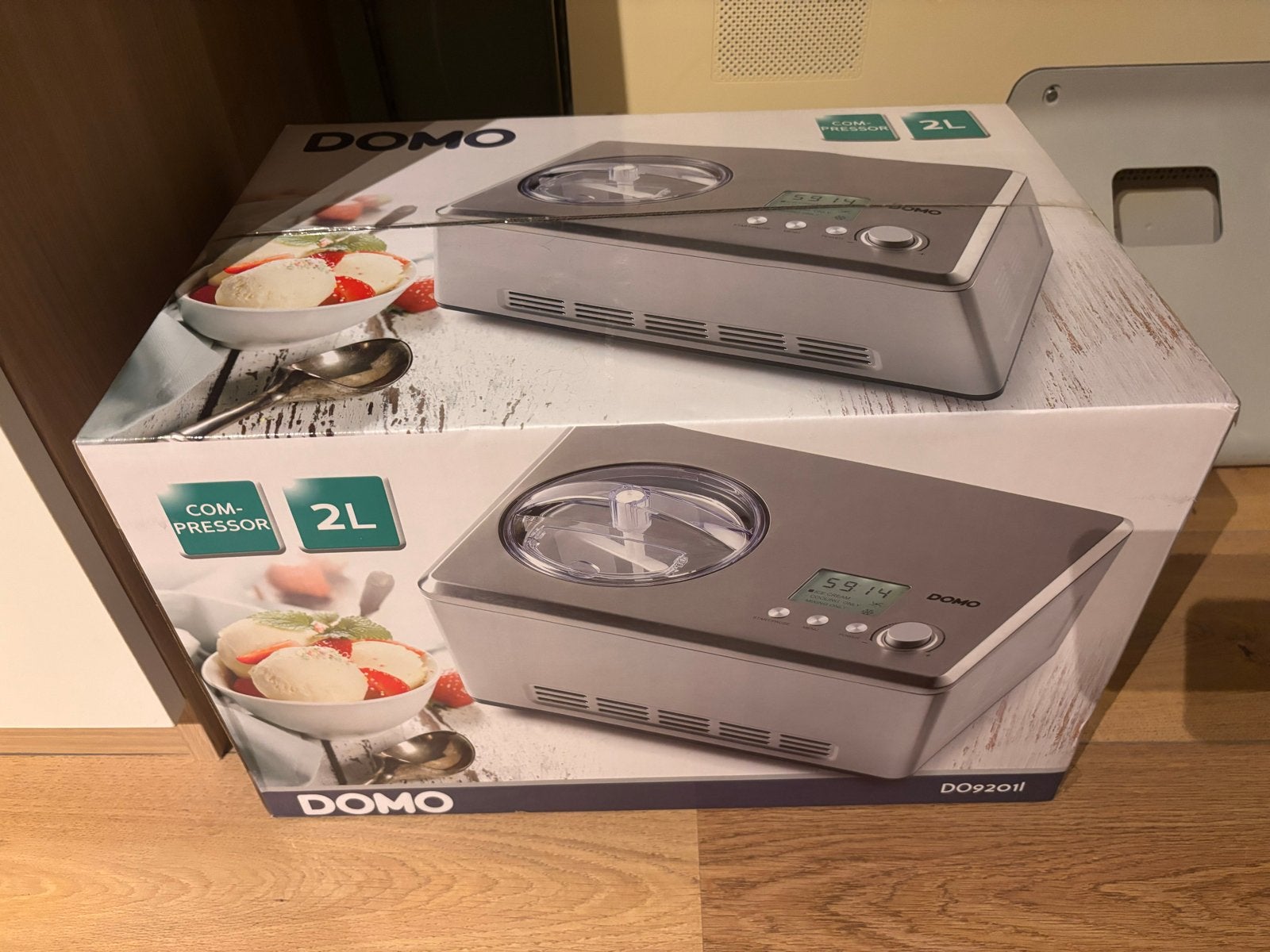 Domo DO9201I IJsmachine *nieuw*, Ophalen, Nieuw, Zelfvriezend