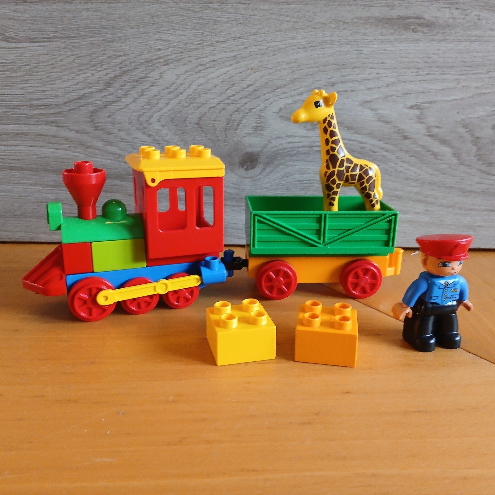 Duplo 6144 Trein met giraf, Ophalen of Verzenden, Zo goed als nieuw, Complete set, Duplo